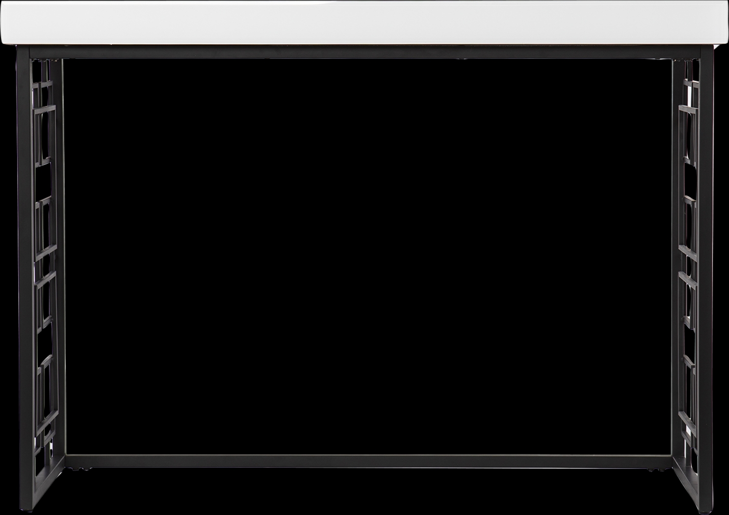 Collvile White Sofa Table - Thumbnail - Image 2