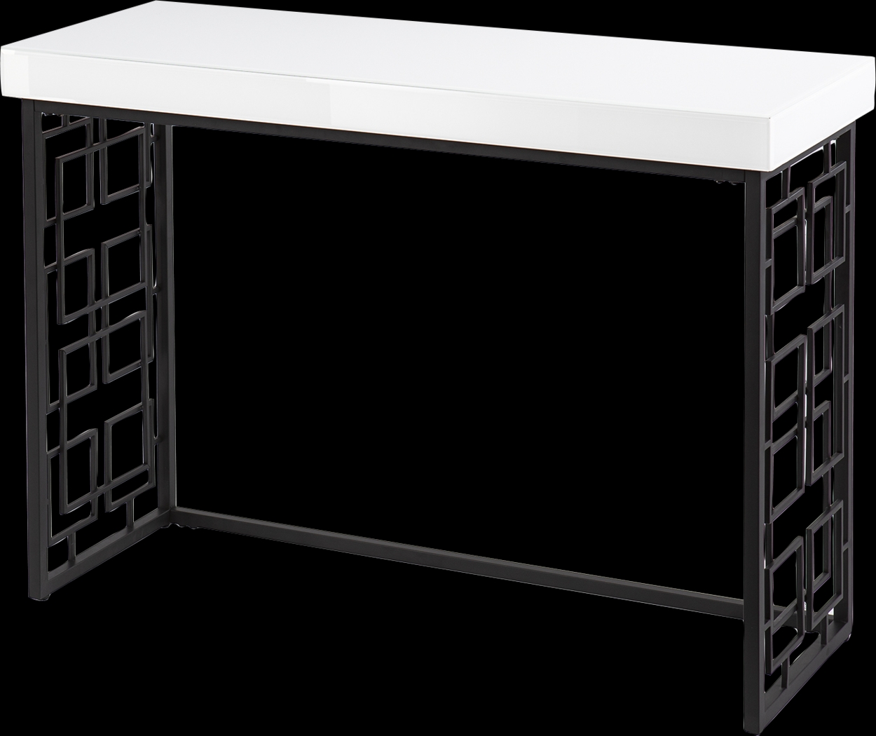 Collvile White Sofa Table - Thumbnail - Image 1