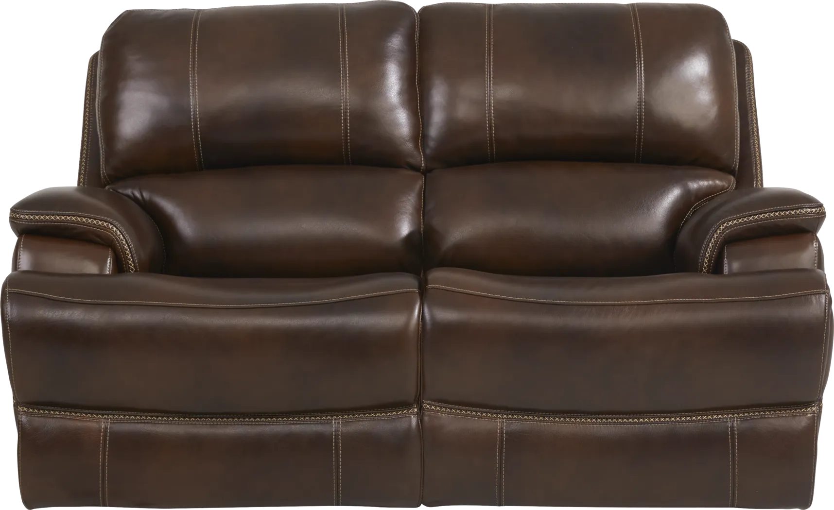 Colorado River Brown 3 Pc Leather Living Room with Reclining Sofa - Thumbnail - Image 4