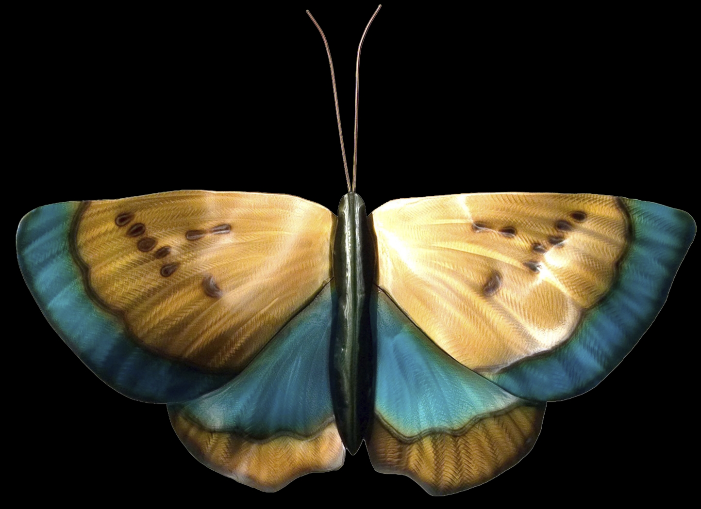 Colorful Butterfly Copper Outdoor Artwork - Thumbnail - Image 1