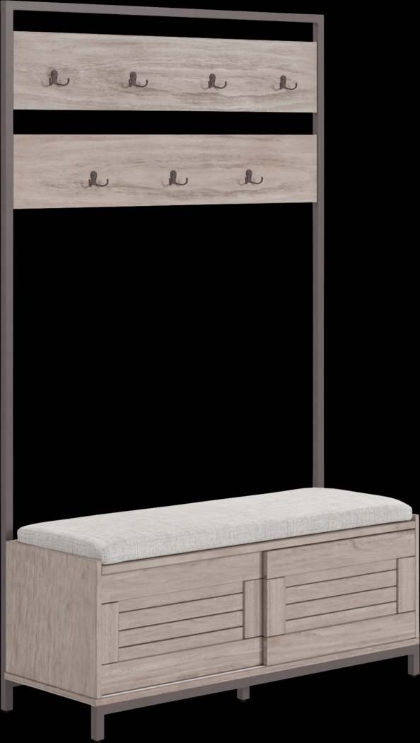 Colridge Gray Hall Tree - Thumbnail - Image 1