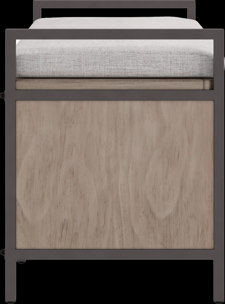 Colridge Gray Storage Bench - Thumbnail - Image 3