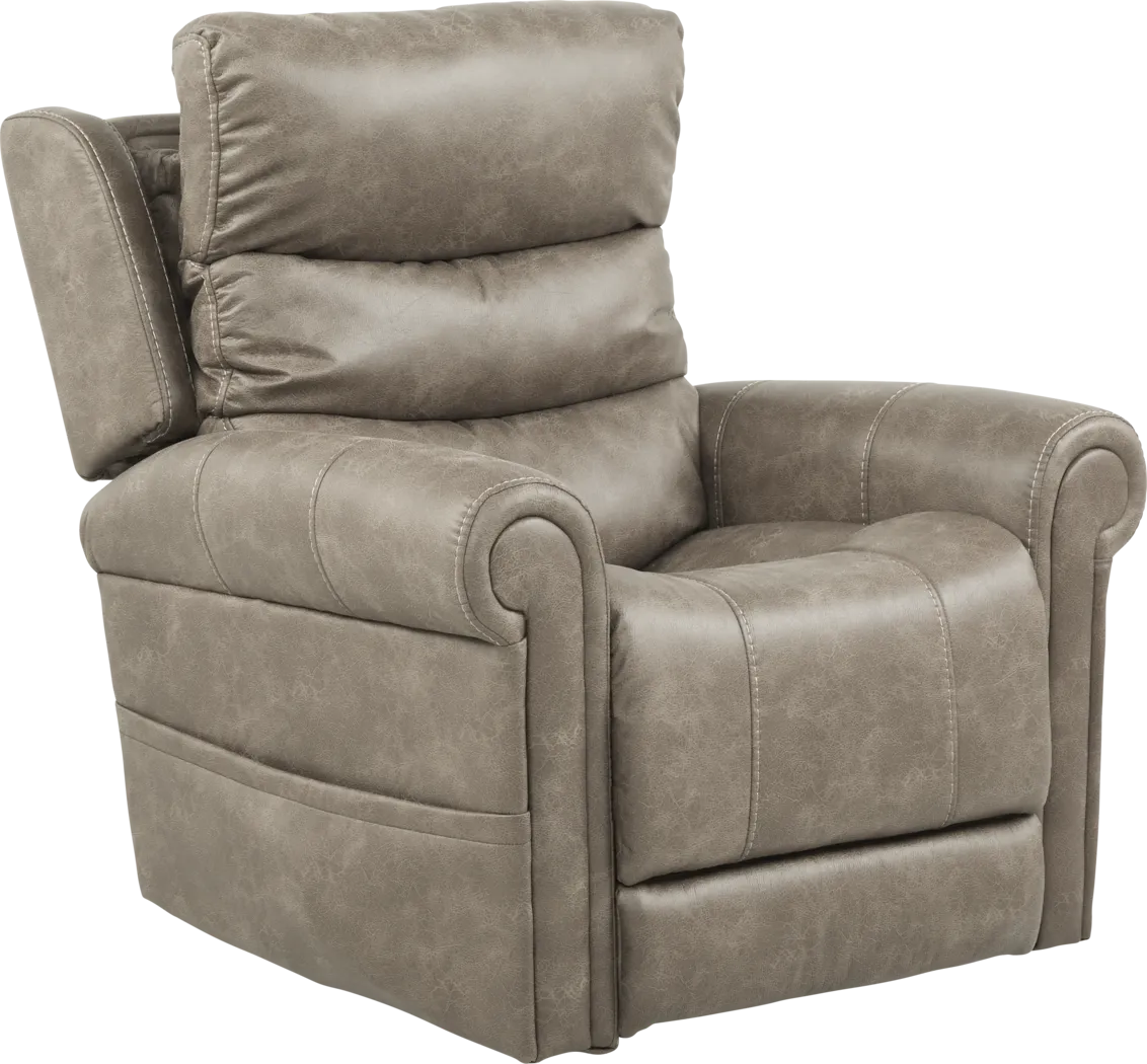 Colson Avenue Mushroom Triple Power Lift Recliner - Image 6