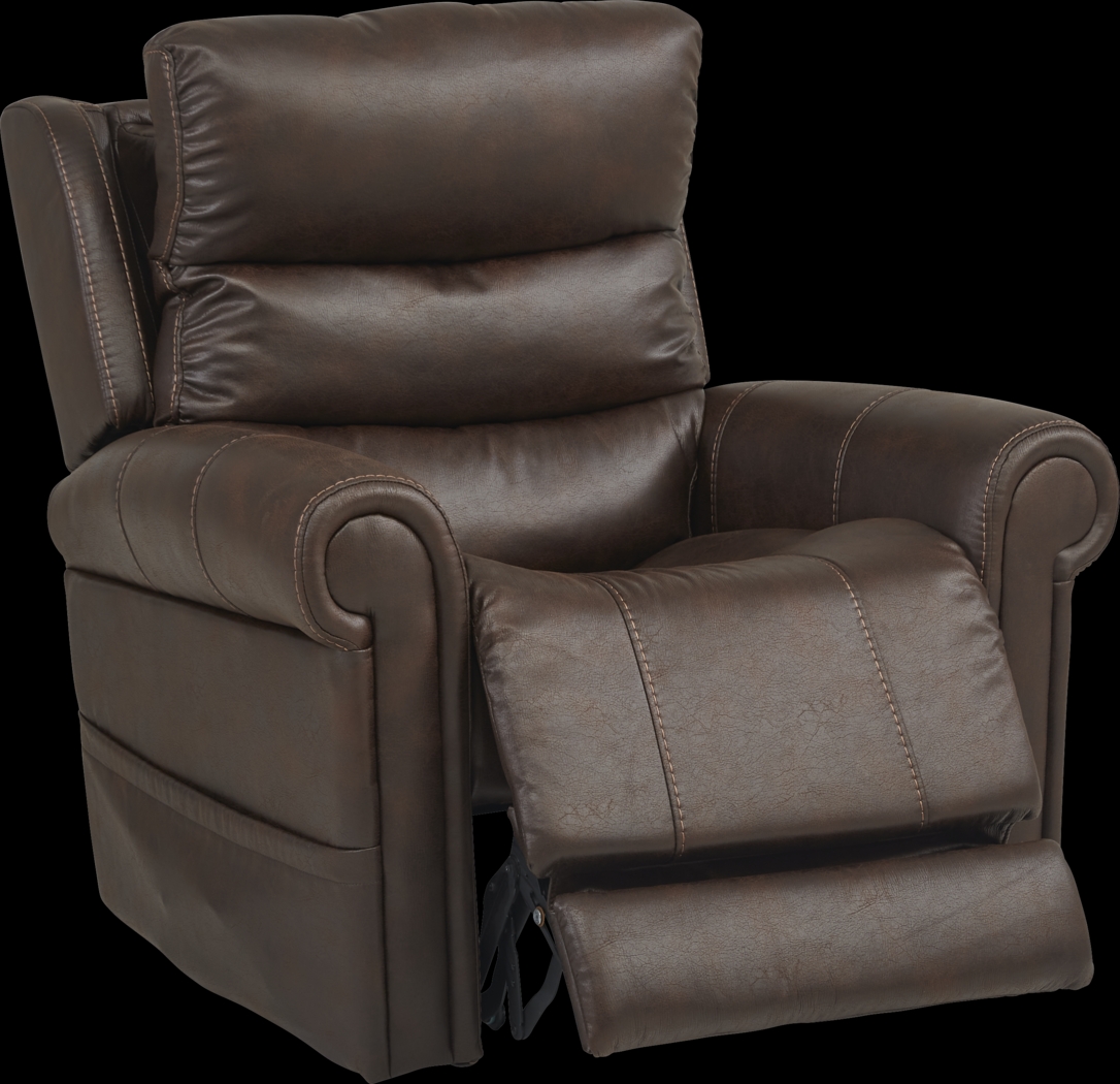 Colson Avenue Walnut Triple Power Lift Recliner - Thumbnail - Image 3
