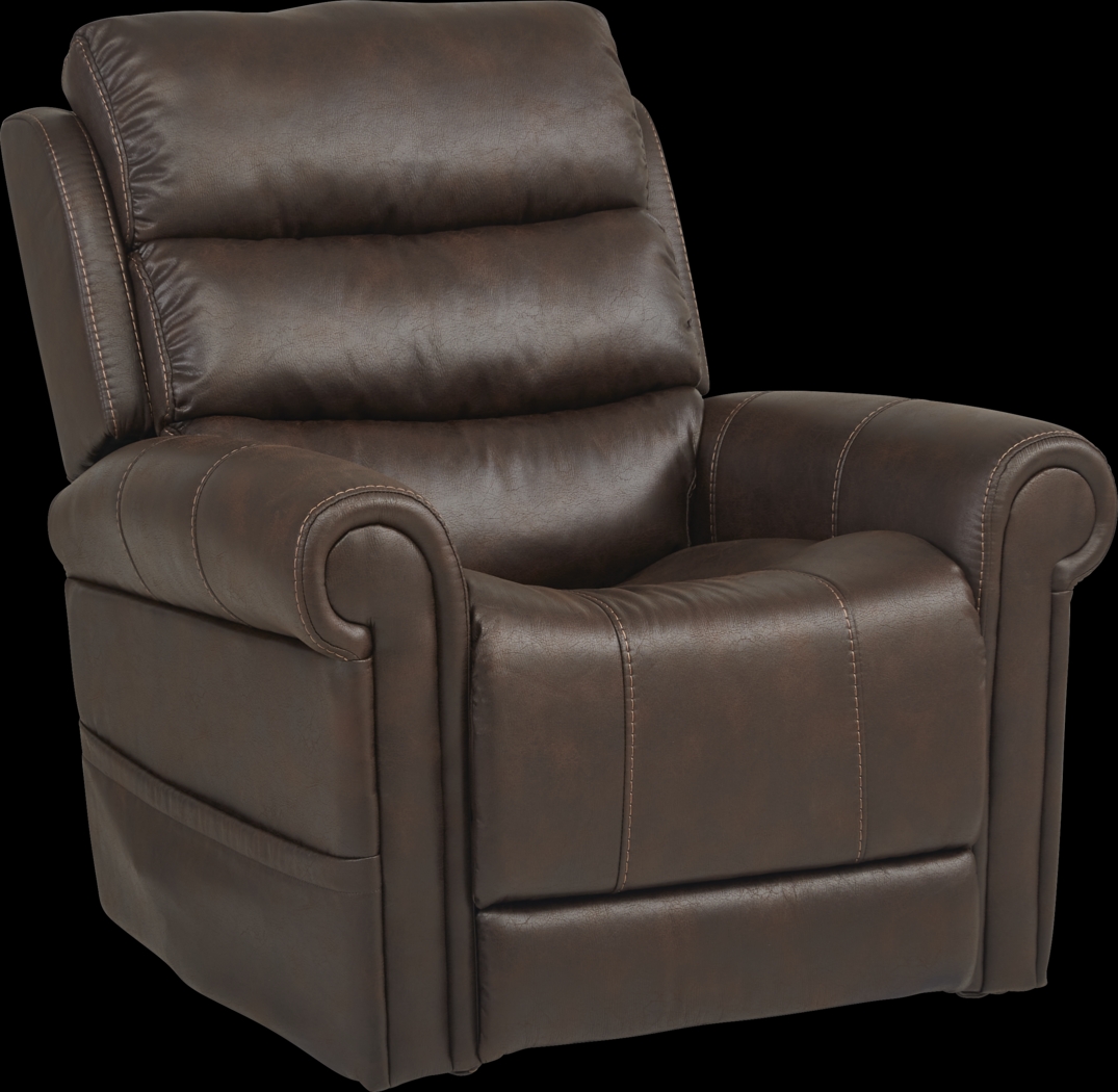 Colson Avenue Walnut Triple Power Lift Recliner - Thumbnail - Image 2