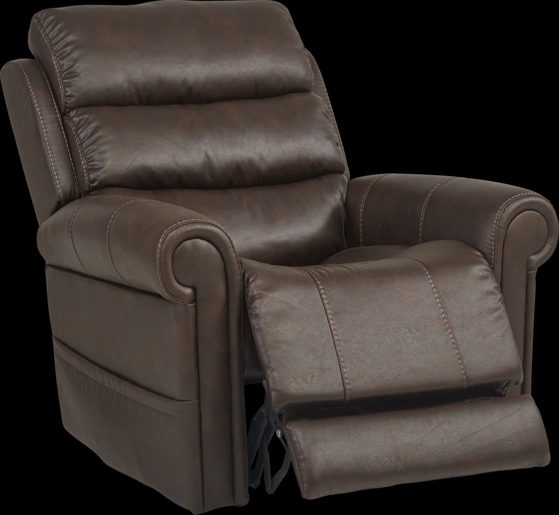 Colson Street Walnut Power Recliner - Thumbnail - Image 1