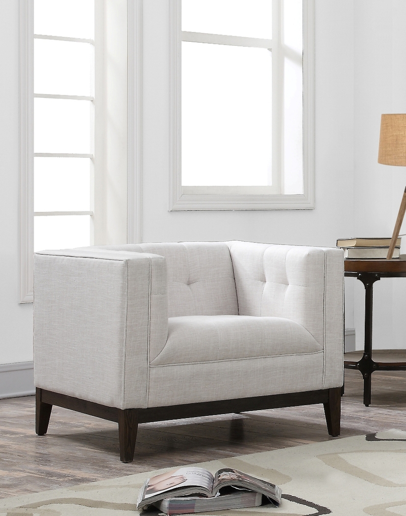 Colten Beige Accent Chair - Thumbnail - Image 2