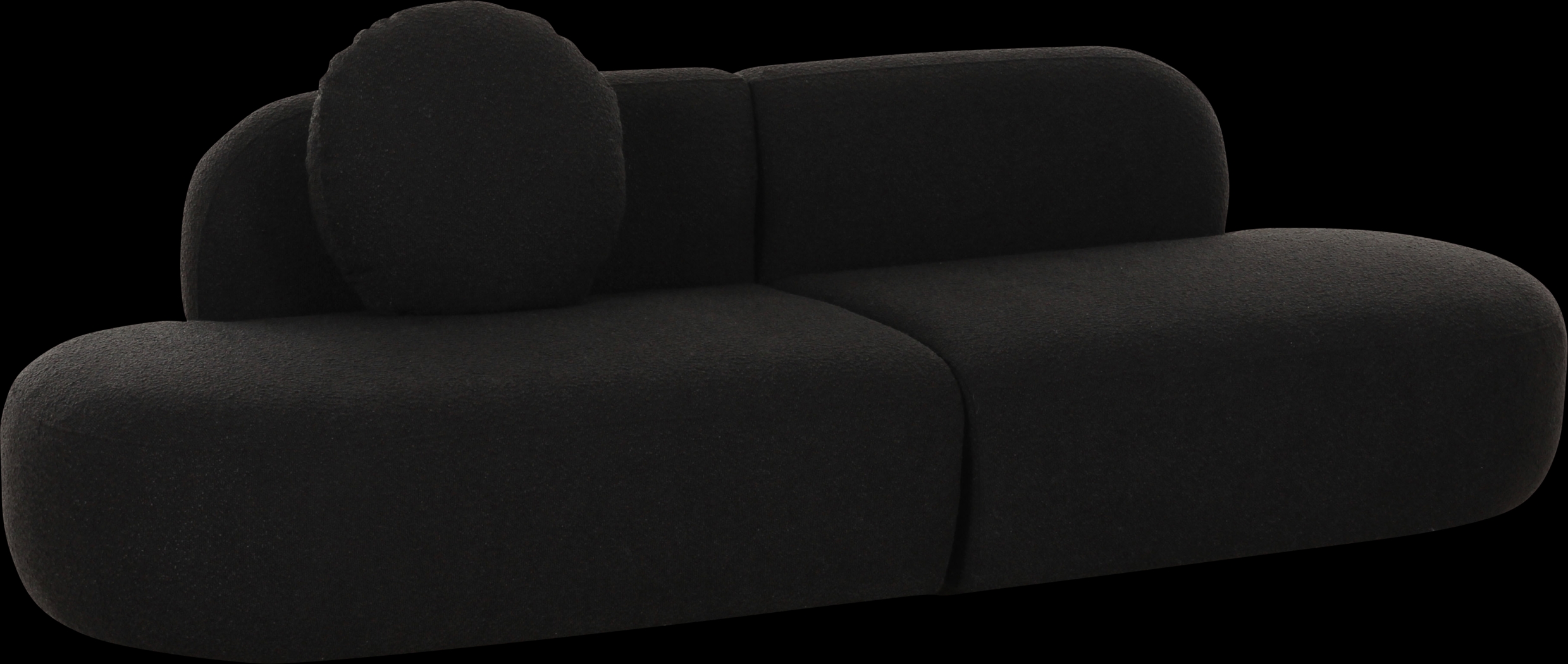 Columa Black Sofa - Thumbnail - Image 1