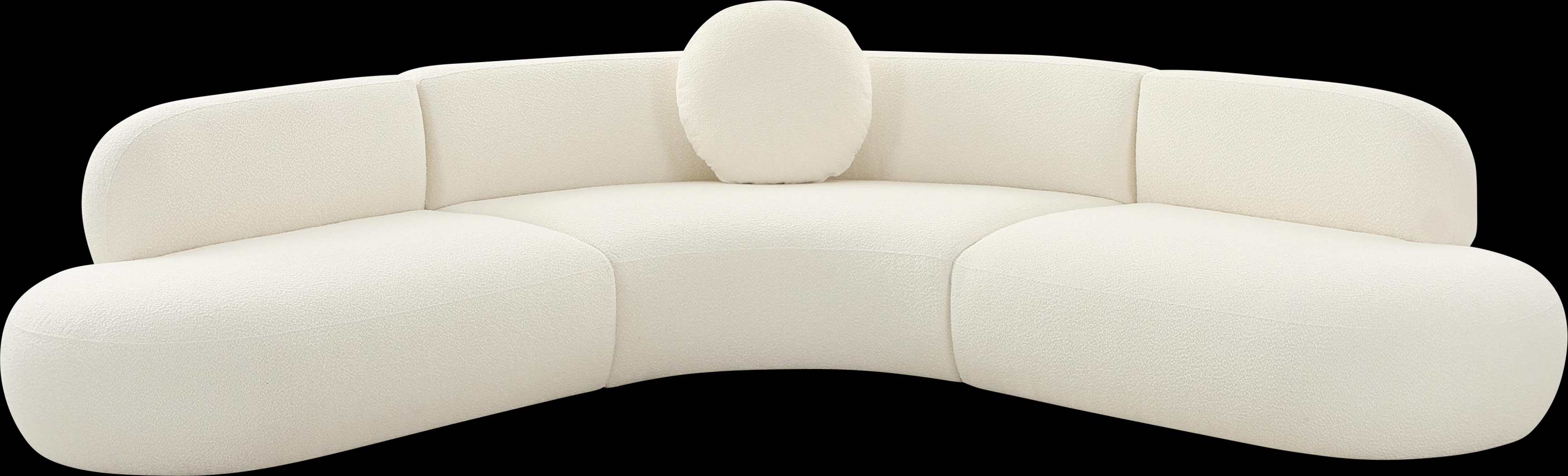 Columa Cream 3 Pc Sectional - Thumbnail - Image 3
