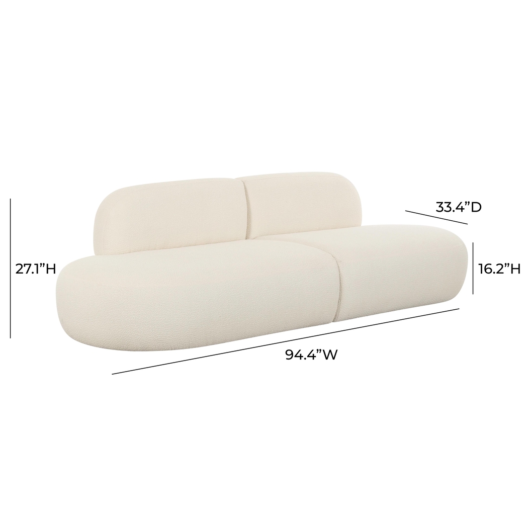 Columa Cream Sofa - Thumbnail - Image 6