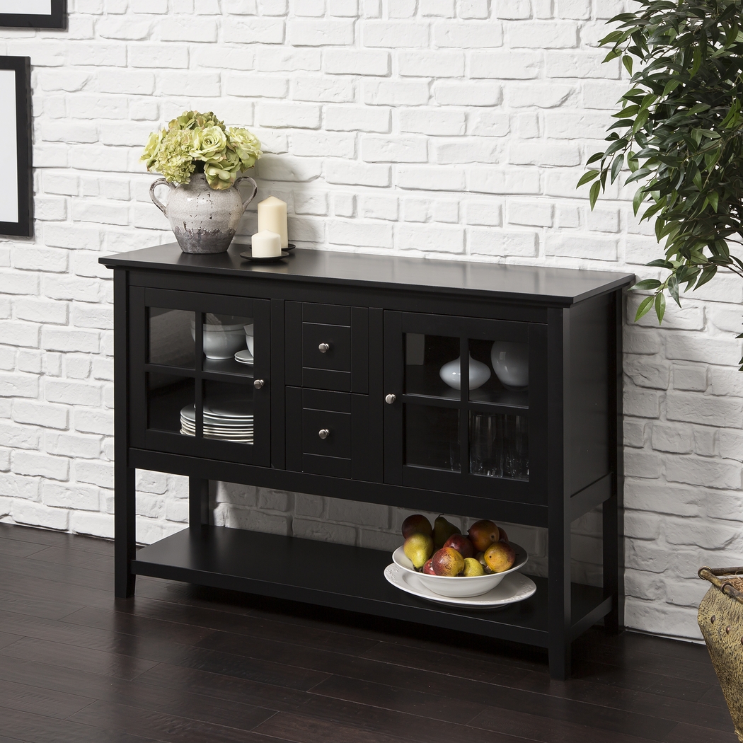 Columby Black Buffet 52 in. Console Table - Thumbnail - Image 2