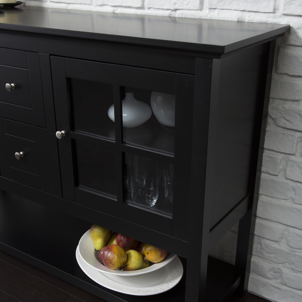 Columby Black Buffet 52 in. Console Table - Thumbnail - Image 5