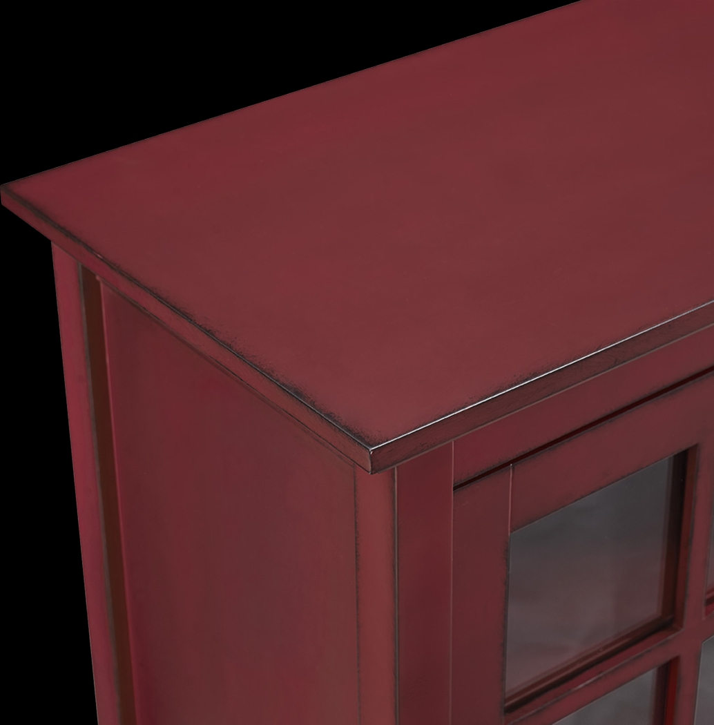 Columby Red Buffet 52 in. Console Table - Thumbnail - Image 3