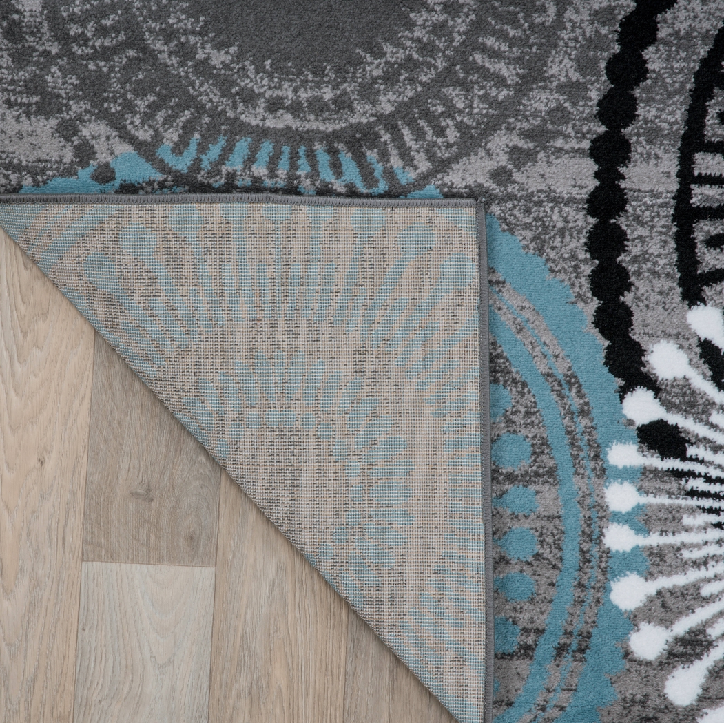 Colvyr Blue 2' x 7'2 Runner Rug - Thumbnail - Image 2