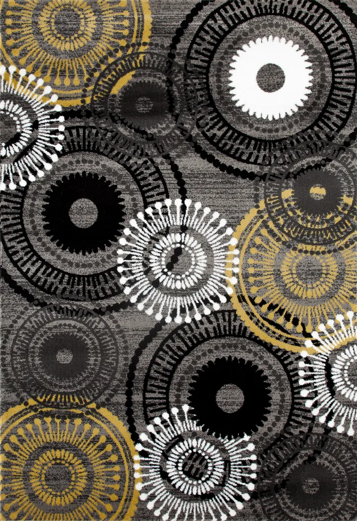 Colvyr Yellow 3'3 x 5'3 Rug - Thumbnail - Image 1