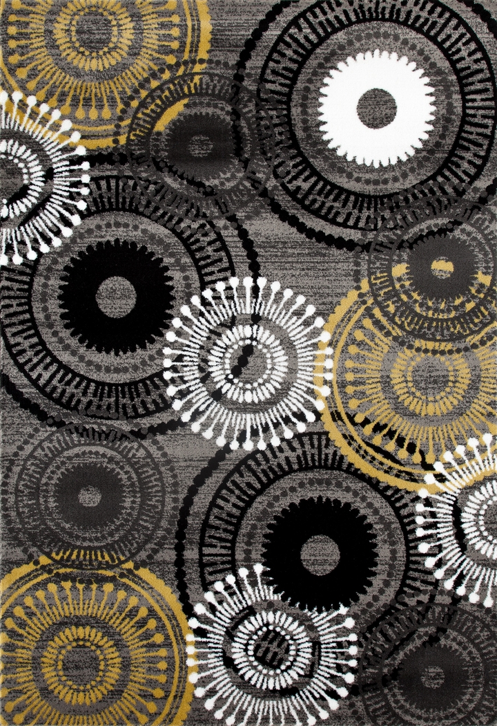 Colvyr Yellow 5'3 x 7'3 Rug - Thumbnail - Image 1