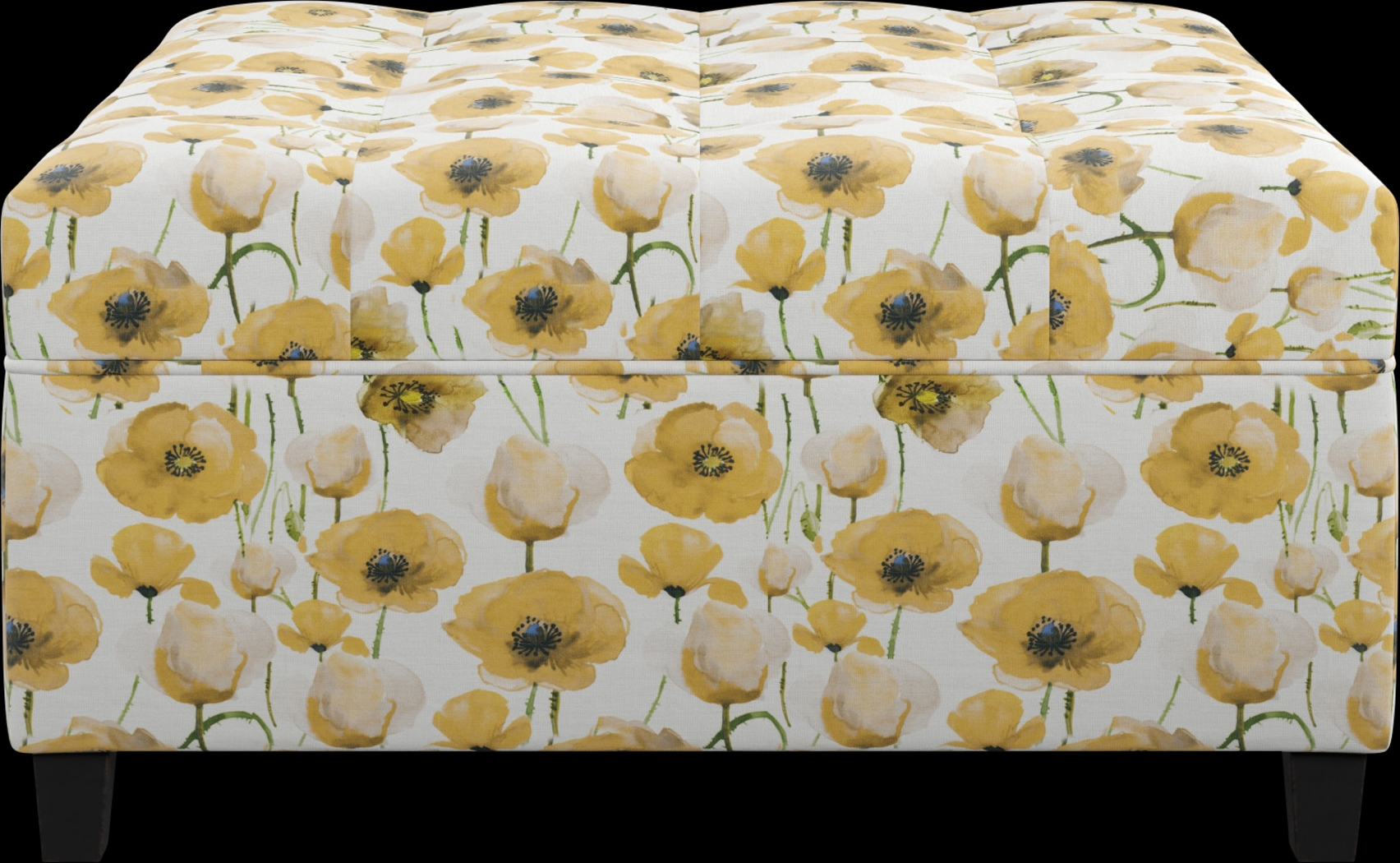 Colwood Yellow Storage Ottoman - Thumbnail - Image 1