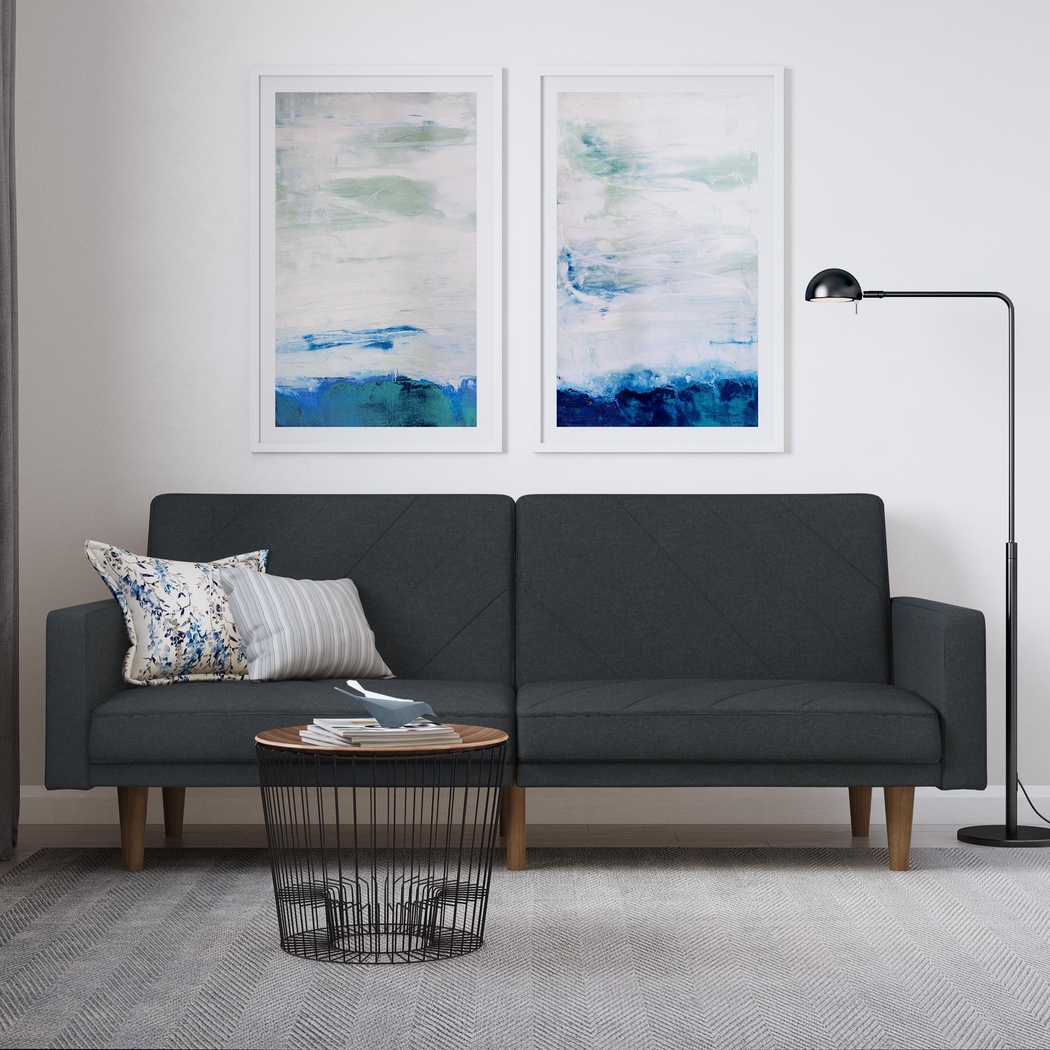 Colyer Dark Gray Futon - Thumbnail - Image 2