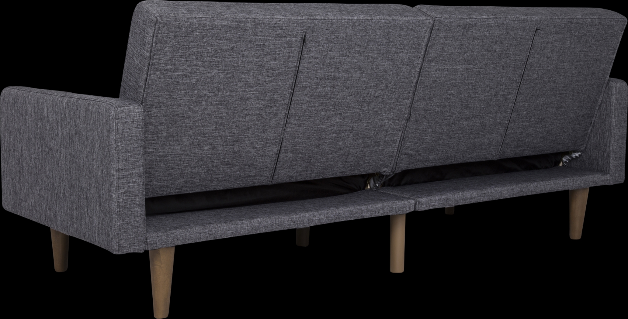 Colyer Dark Gray Futon - Thumbnail - Image 5