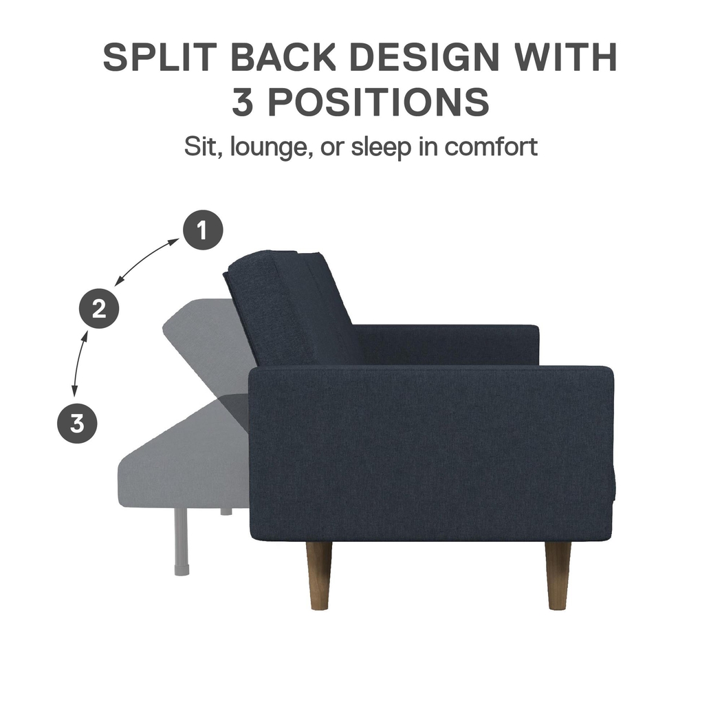 Colyer Navy Futon - Thumbnail - Image 13