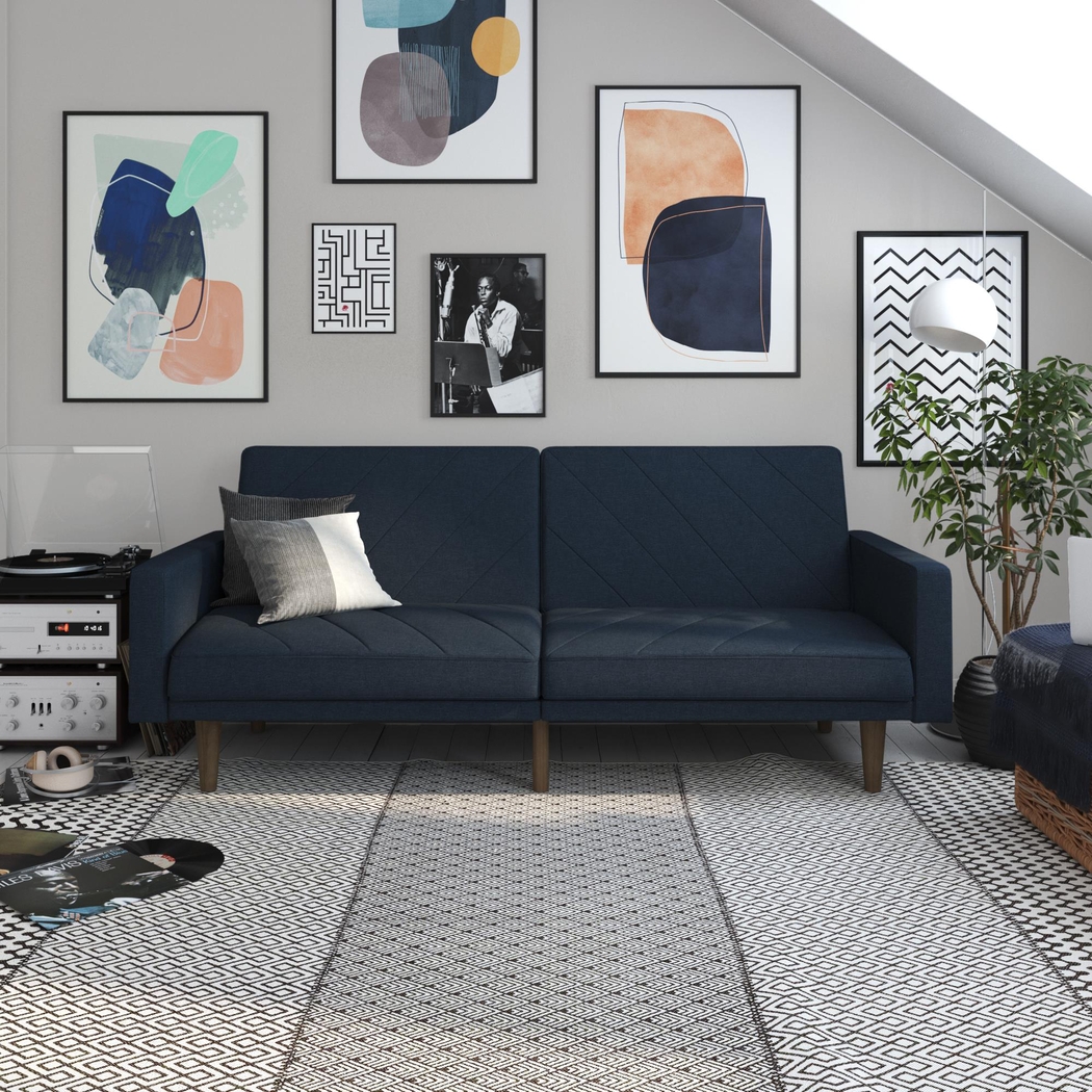 Colyer Navy Futon - Thumbnail - Image 3