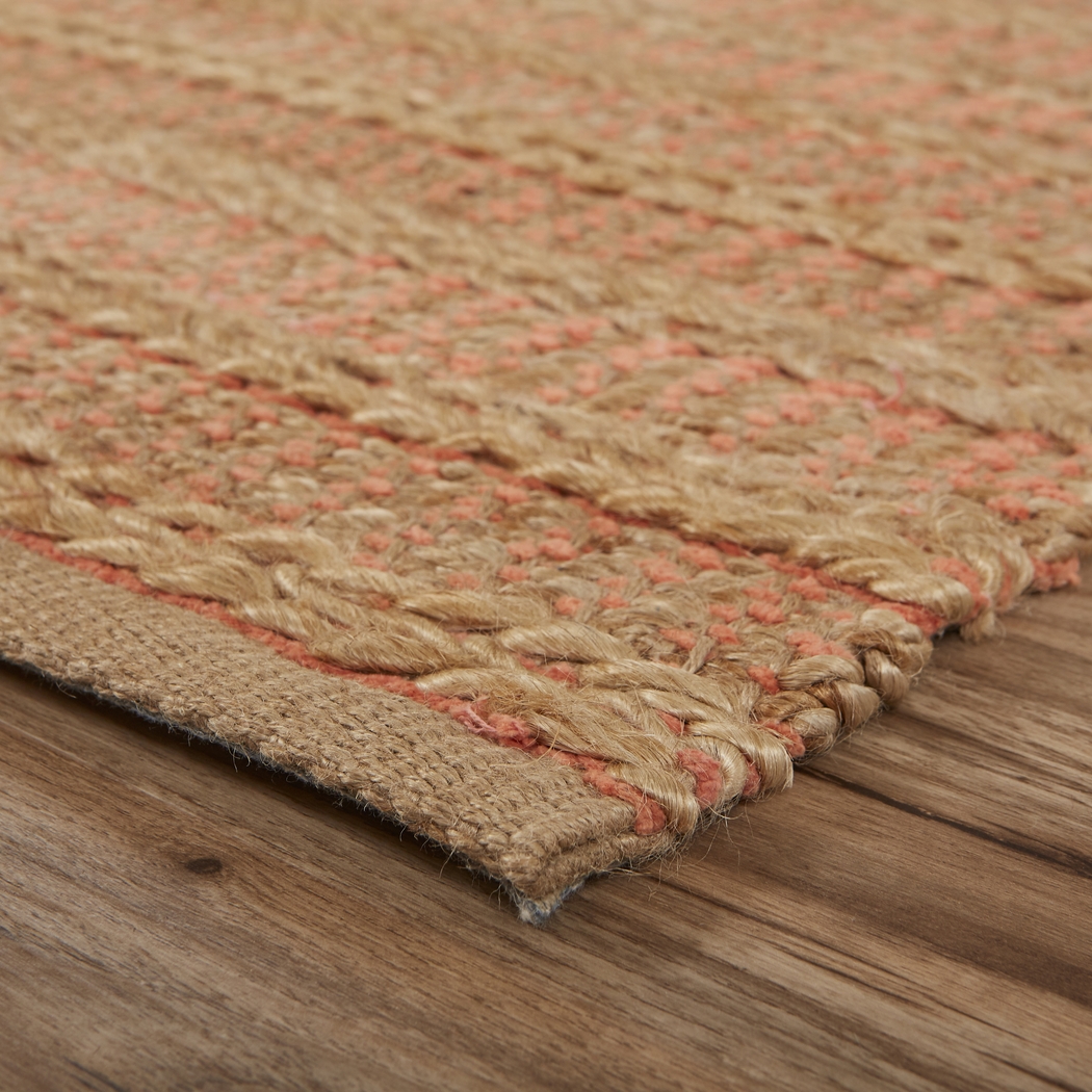 Coman Coral 7'9 x 5' Rug - Thumbnail - Image 2