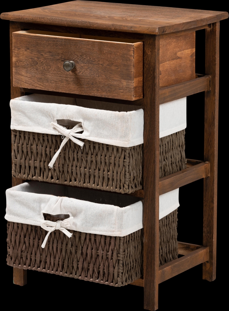 Comara Brown Nightstand - Thumbnail - Image 2