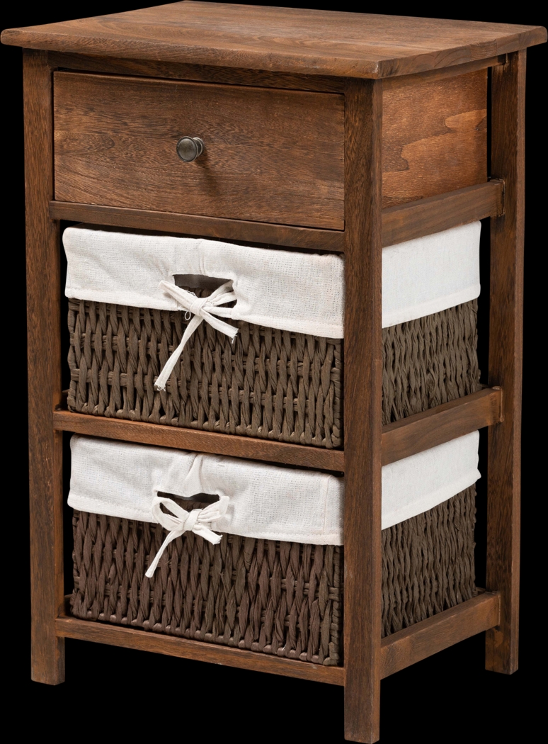 Comara Brown Nightstand - Thumbnail - Image 1