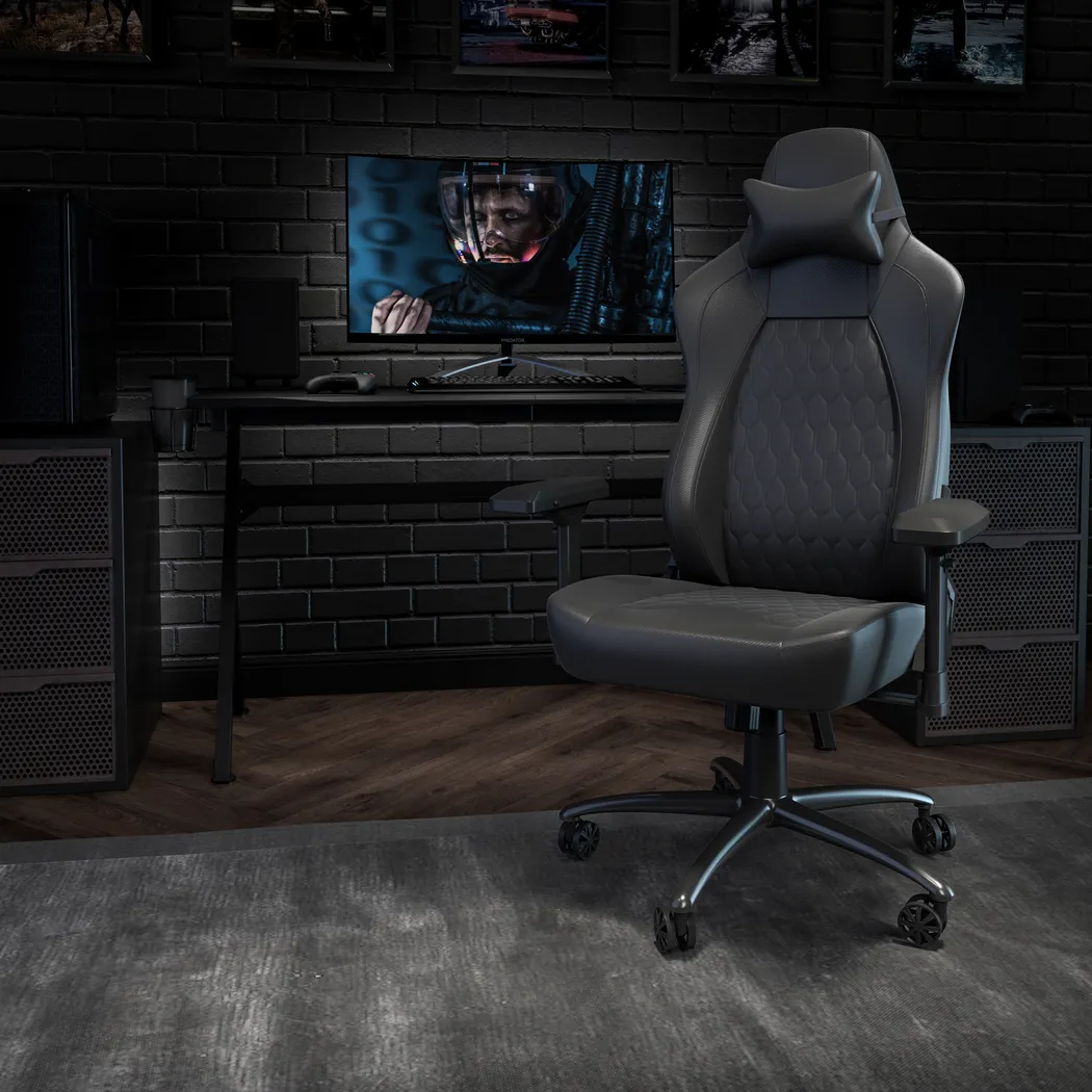 Cominger Black Office Chair - Thumbnail - Image 3