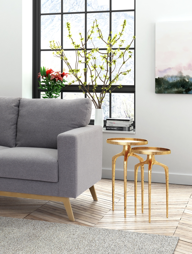 Como Gold Set of 2 Nesting Tables - Thumbnail - Image 2