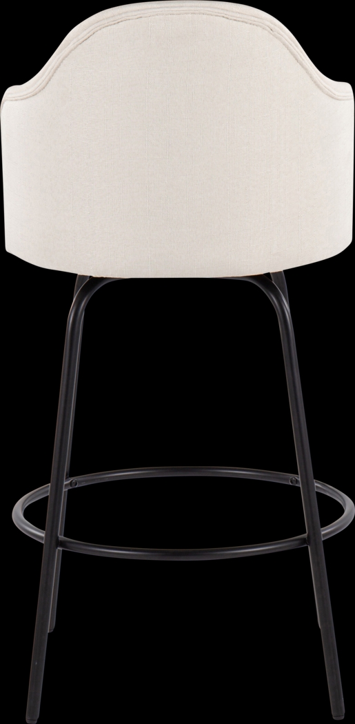 Comosa Cream Counter Height Stool, Set of 2 - Thumbnail - Image 5