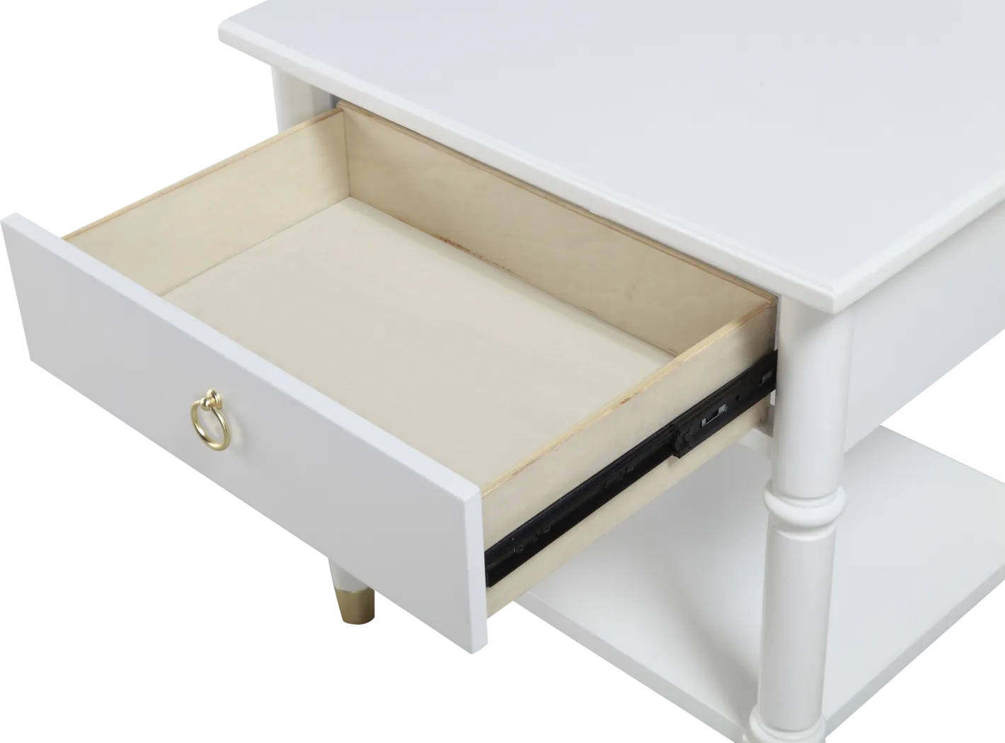 Compson White End Table - Thumbnail - Image 3