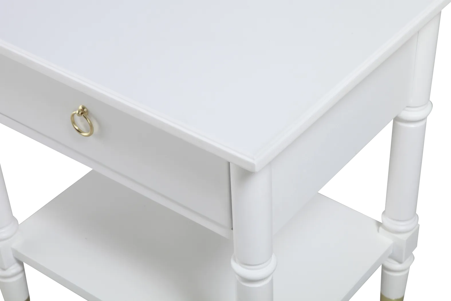 Compson White End Table - Thumbnail - Image 4