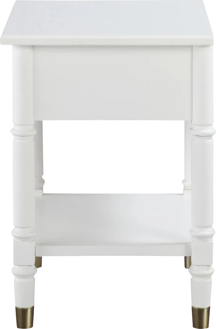 Compson White End Table - Thumbnail - Image 6