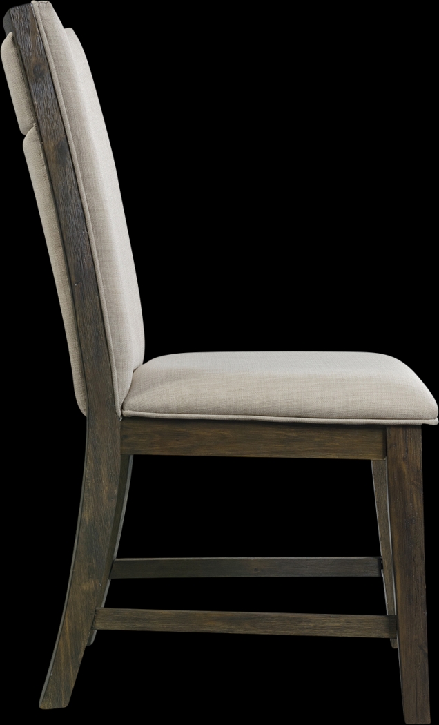 Comsne I Gray Side Chair, Set of 2 - Thumbnail - Image 4