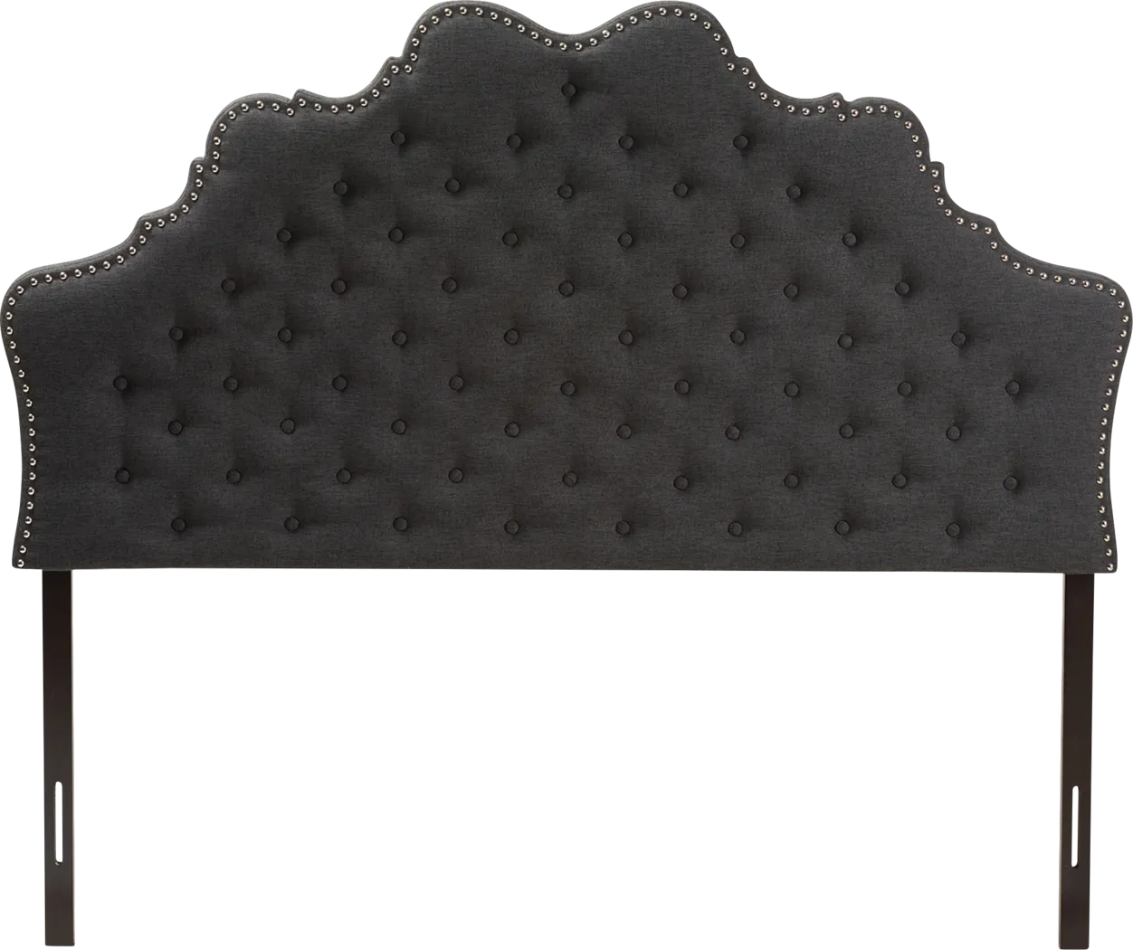 Conagra Charcoal King Upholstered Headboard - Thumbnail - Image 1