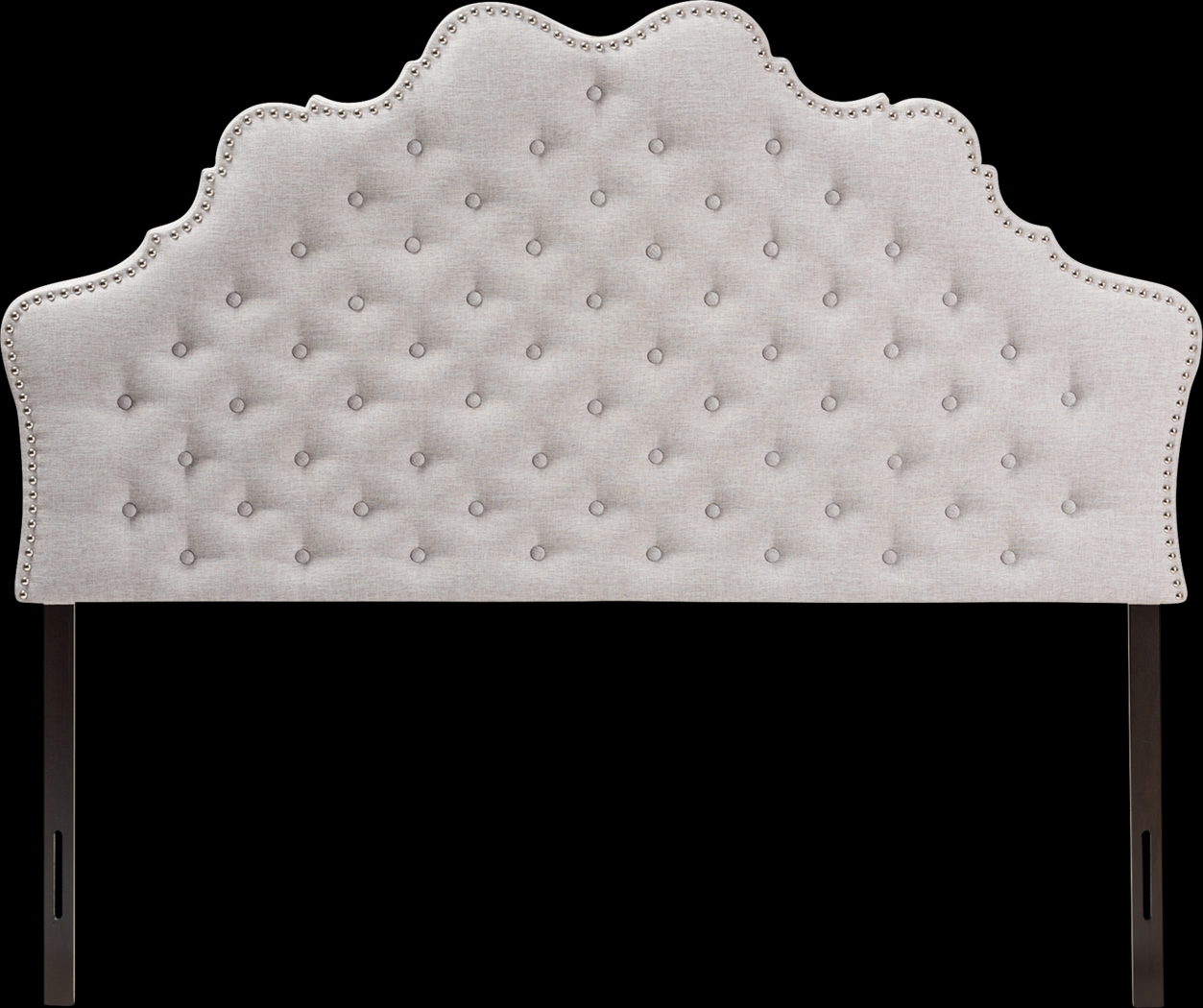 Conagra Gray Queen Upholstered Headboard - Thumbnail - Image 1