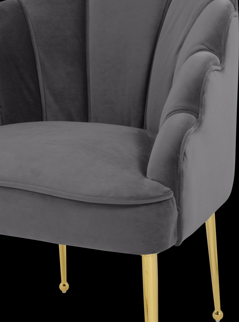 Concha Gray Accent Chair - Thumbnail - Image 4