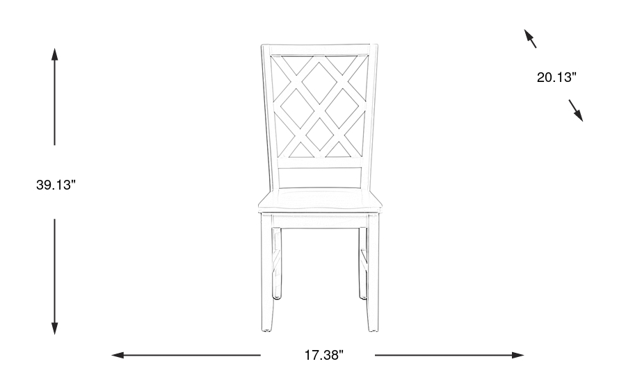 Dimension Image. Please refer to the Dimension Tab on this page for dimension details.