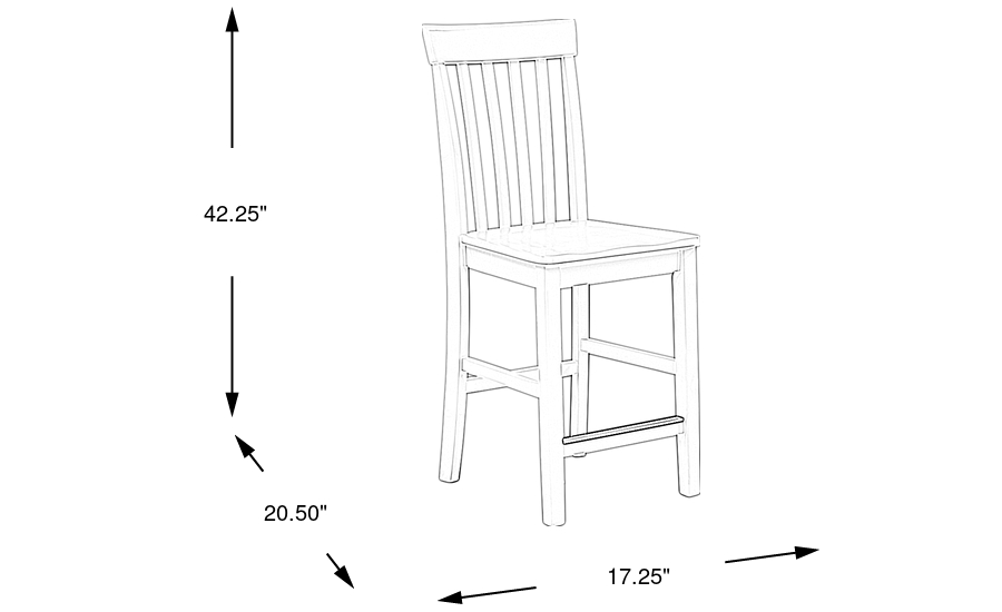 Dimension Image. Please refer to the Dimension Tab on this page for dimension details.