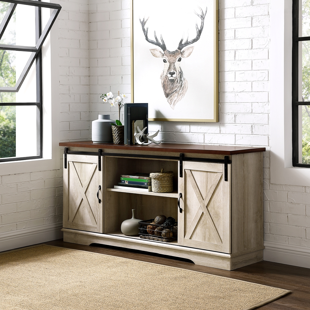 Coneflower Oak 58 in. Console - Thumbnail - Image 4