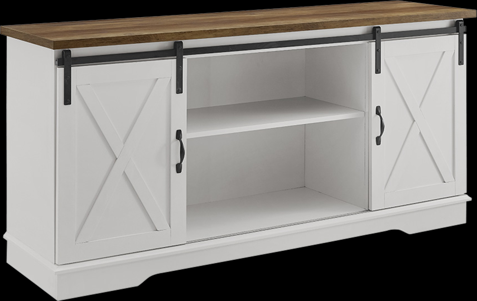 Coneflower White 58 in. Console - Thumbnail - Image 1