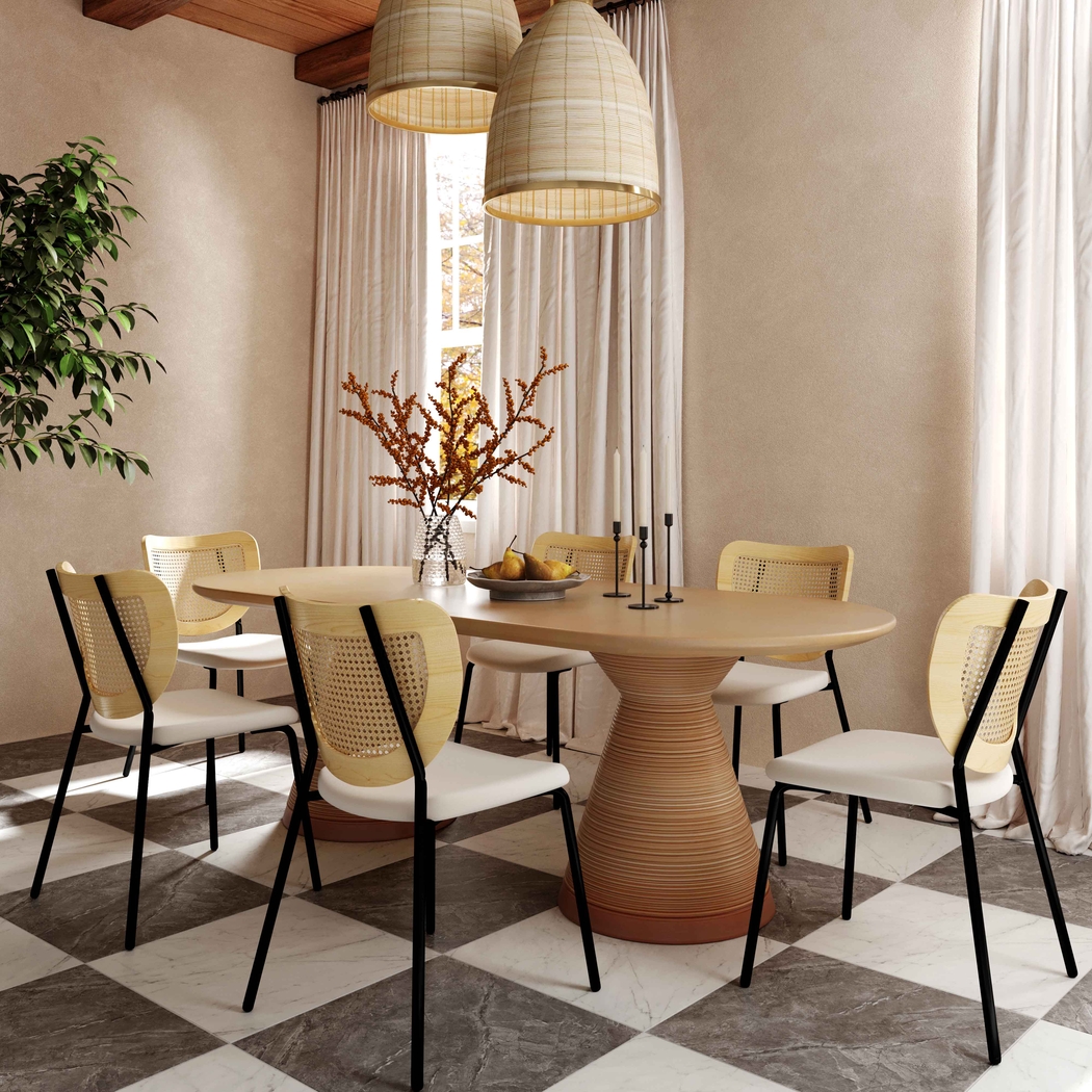 Congaree Natural Dining Chair, Set of 2 - Thumbnail - Image 2