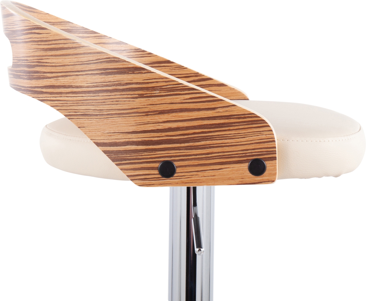 Congreve Cream Adjustable Swivel Barstool - Thumbnail - Image 9