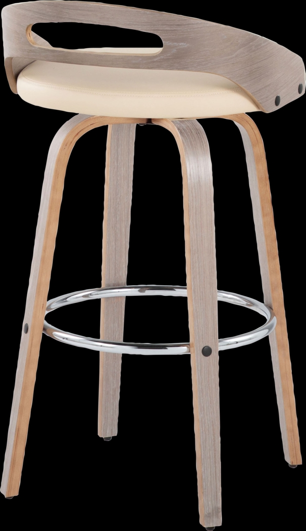 Congreve III Cream Swivel Barstool, Set of 2 - Thumbnail - Image 8