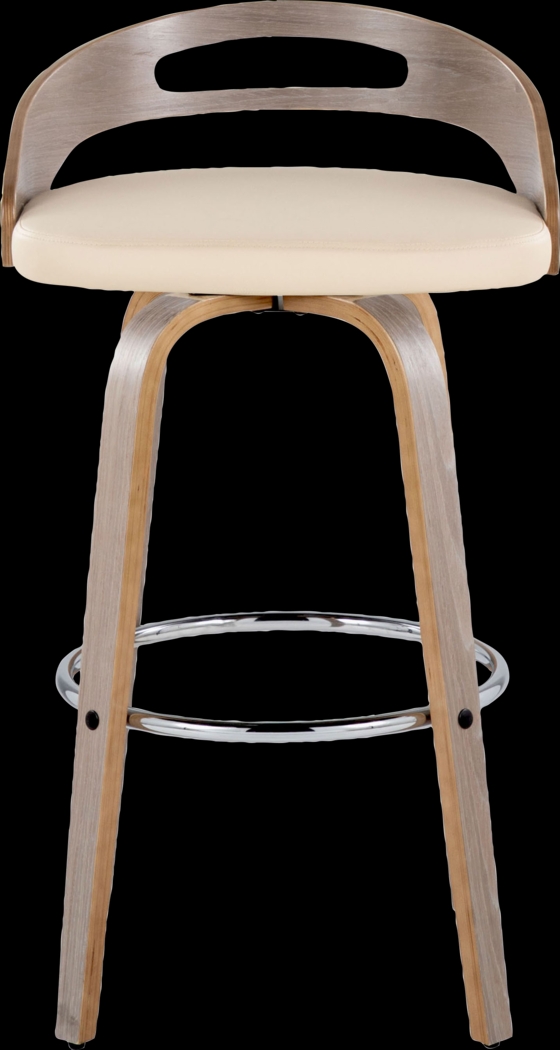 Congreve III Cream Swivel Barstool, Set of 2 - Thumbnail - Image 10