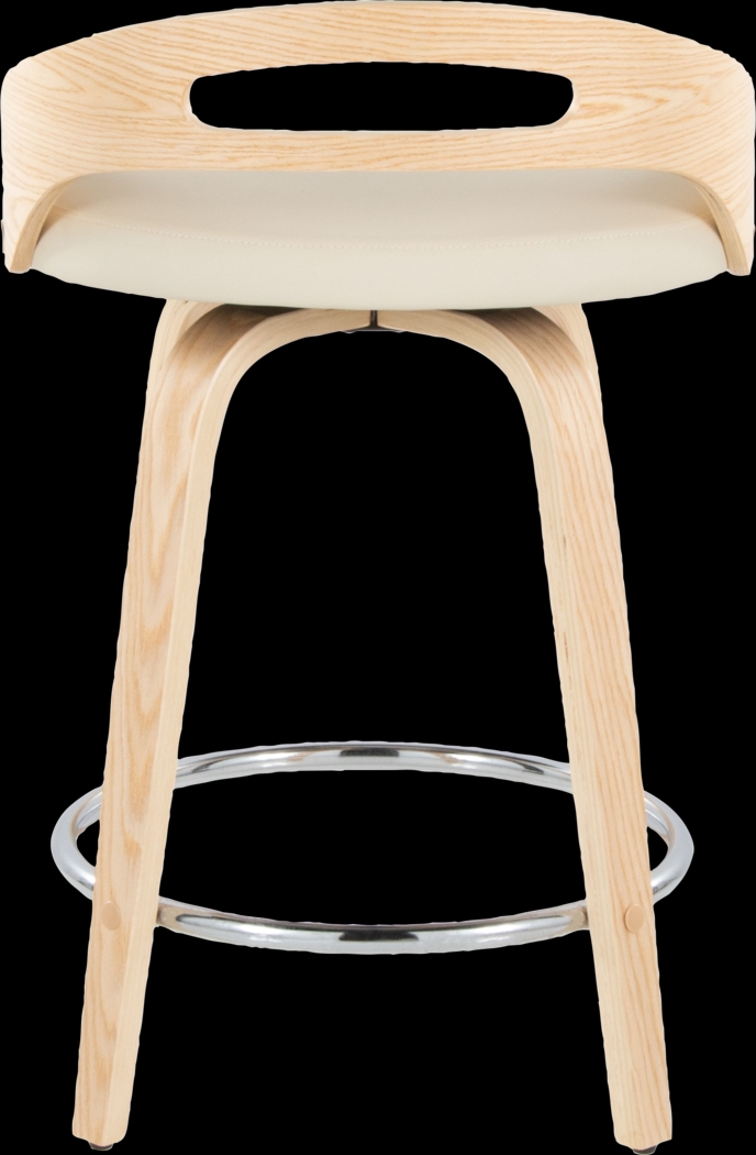 Congreve IV Cream Swivel Counter Height Stool, Set of 2 - Thumbnail - Image 6