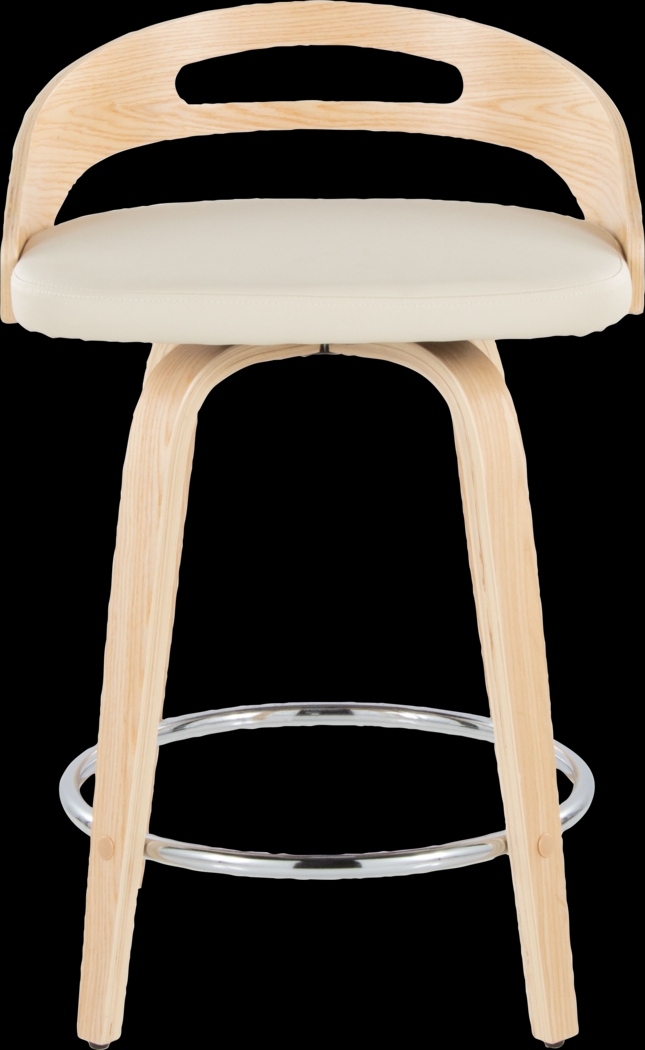 Congreve IV Cream Swivel Counter Height Stool, Set of 2 - Thumbnail - Image 10