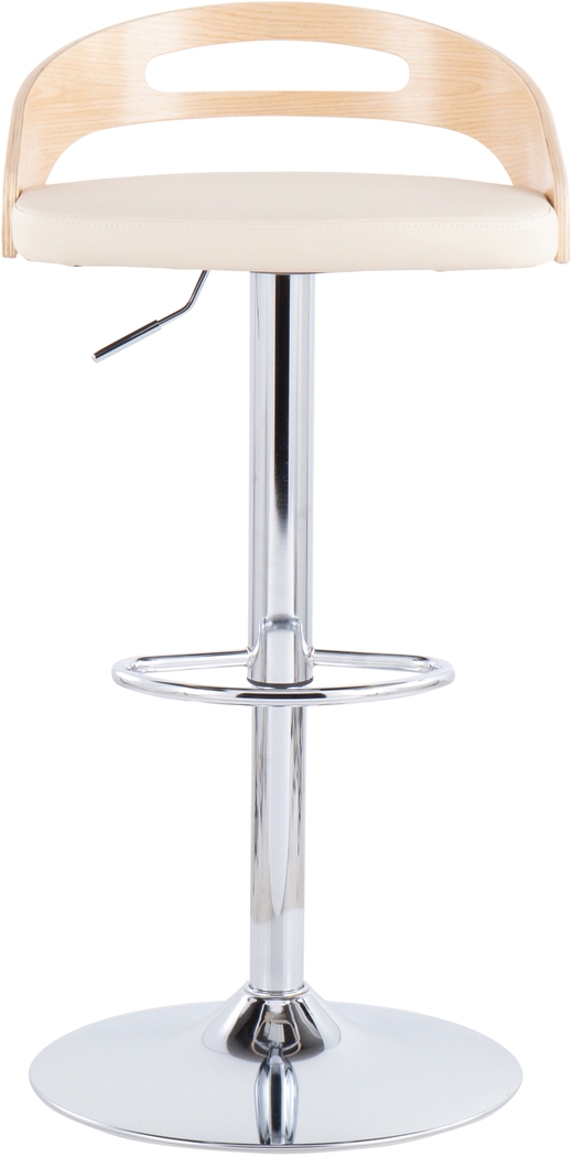 Congreve Natural Adjustable Swivel Barstool - Thumbnail - Image 5