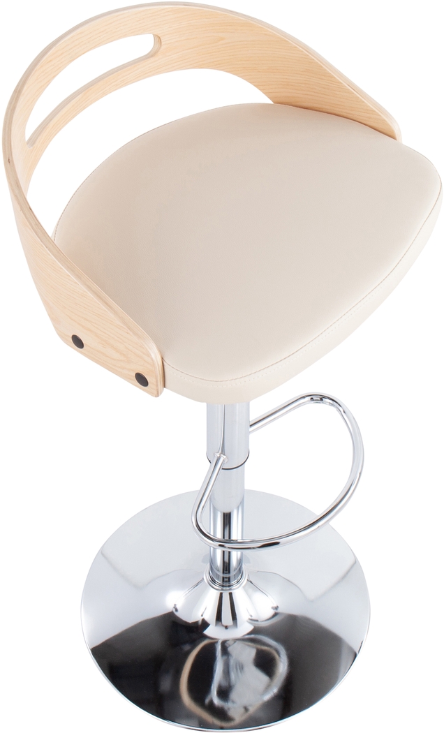 Congreve Natural Adjustable Swivel Barstool - Thumbnail - Image 6